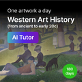[WhatsApp] Sejarah Seni Harian + Tutor AI