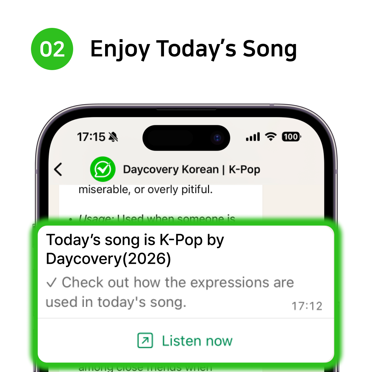 [WhatsApp] Daily Korean with K-Pop