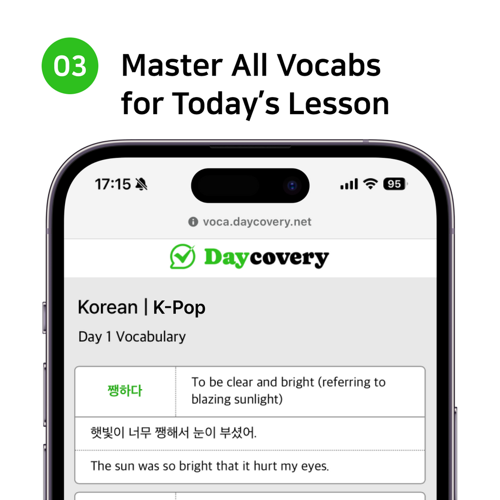 [WhatsApp] Daily Korean with K-Pop